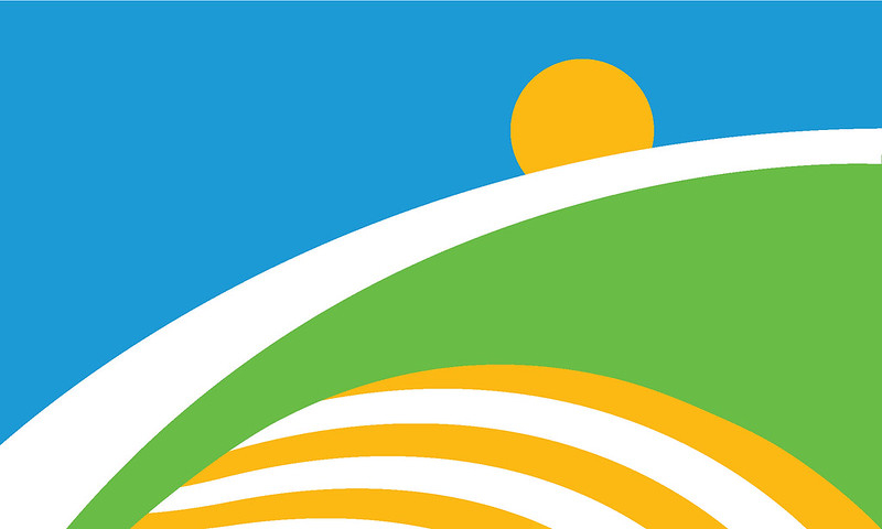 A photo of Howard County's new flag.