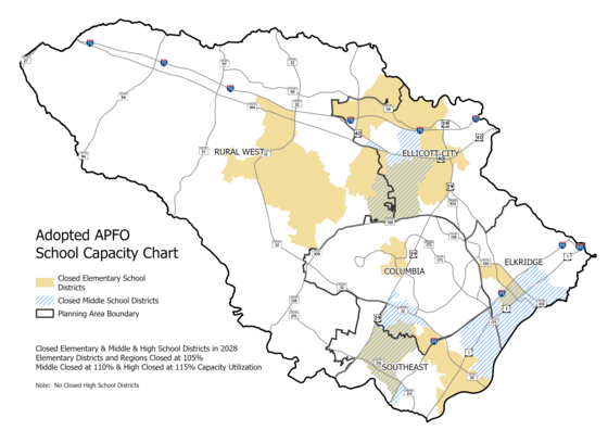 school closure map