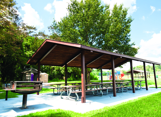 The Alpha Ridge Pavilion.